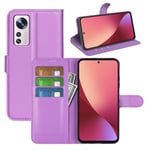 Xiaomi 12 Lite      Pu Wallet Case    [Purple]