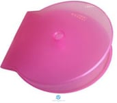 200 Pink Clam Shell Plastic Single Case CD DVD GAME Disk Storage Regular NEW