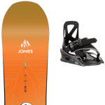 JONES Pack snowboard Jones Youth Prodigy 25 + Fixations Enfant Jaune / Orange Vert taille 140 2025