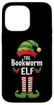 iPhone 14 Pro Max The Bookworm Elf Matching Family Christmas Book Lover Worm Case