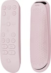 Protection Pour Ps5 Telecommande,Coque De Protection Pour Ps5 Télécommande,Housse En Silicone Ergonomique Pour Ps5 Telecommande-Rose[Antipoussière Antidérapant Antichoc]