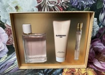 Burberry Her Gift Set EDP 100ml +  10ml + body lotion 75ml