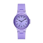 DKNY Montre pour Femme Chambers Quartz/3 Aiguilles Boîtier 36mm avec bracelet en Polyuréthane NY6644