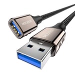 Câble Usb 3.0 2M,Usb A Mâle Vers A Mâle Câble,Usb 3.0 Super Speed Câble De Donnees Pour Disque Dur Externe,Lecteur Dvd,Refroidisseur Pc Portable,Hub Usb,Tv Box,Imprimante Et Camera