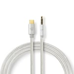 3.5mm Jack AUX Adapter Cable Cord to Car Audio For iPhone 15