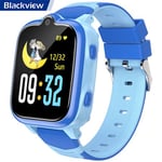 Blackview Z10 Montre Connectée d'appel pour enfants Smartwatch Sport Etanche IP68 pour Android iOS - Bleu