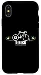 Coque pour iPhone X/XS E-Bike Rider, vélo électrique, mode de déplacement vélos