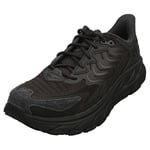 HOKA Clifton Ls Mens Casual Trainers in Black - 7.5 UK