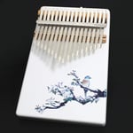 HUANGDANSEN Kalimba coloré 17 Touches Bois Portable Piano débutants Professionnel Peint