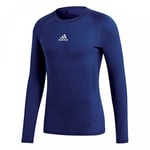 adidas Alphaskin Ls T-Shirt Homme, Dark Blue, FR : 3XL (Taille Fabricant : 3XL)