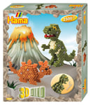 Hama Beads 3D Dinosaur Gift Box, Arts and Crafts Fuse Beads Set for  (US IMPORT)