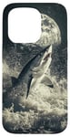 Coque pour iPhone 15 Pro Shark Sea Ocean Shark Art Ocean Beach vibes