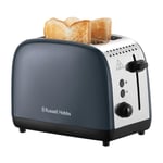 Russell Hobbs 26552 Stainless Steel 2 Slice Toaster, Grey