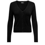 Pull Only  GILET ONLVENICE LIFE LS VNECK - Noir - L