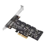 SilverStone Technology ECS06, Carte PCI Express 6 Ports SATA Gen3 (6Gbps) Non Raid Gen3 x2, SST-ECS06