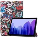 Samsung Galaxy Tab A7 10.4 T500    Designer Tri-Fold Case      Graffiti