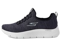 Skechers Men's Gowalk Flex-Sporty Slip-on Shoes with air-Cooled Foam Trainers Sneaker, Black White 2, 10 UK