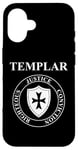 iPhone 16 Templar Virtues of the Knights Templar Shield Case