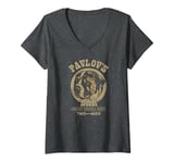 Womens Two and a Half Men Pavlov's V-Neck T-Shirt