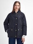 Barbour Sport Beadnell Quilt Jacket - Black, Black, Size 16, Women