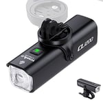 Éclairage Vélo 1200 Lumens - Phares de Cyclisme étanches IPX6 Lampe Velo Rechargeable 4000mAh, Lumière de vélo Intelligente pour Les trajets Quotidiens/VTT, Prend en Charge l'installation Inverse