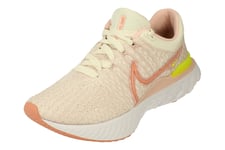 Nike Womens React Infinity Run Fk 3 White Trainers - Size UK 2.5 Infant