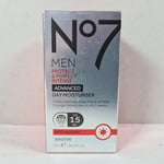 No7 Men - Protect & Perfect Intense - Advanced Day Moisturiser - SPF15 - 50ml ✅️