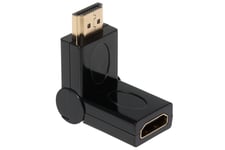 Maplin Adjustable Right Angle HDMI Male to HDMI Female Adapter