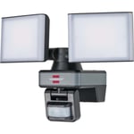 Brennenstuhl Connect WiFi LED Duo spotlight WFD 3050 P (LED utomhusspotlight 30W, 3500lm, IP54, olika ljusfunktioner styrbara via app, med rörelsedetektor)