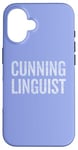 Coque pour iPhone 16 Costume d'Halloween rusé de dernière minute pour linguiste