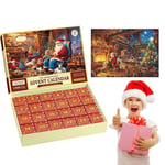 1008PCS Puzzle Adventure Jigsaw Puzzle 2023 Christmas Puzzle Advent Calendar