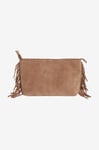 Vila - Kuvertväska viNina Suede Clutch - Brun