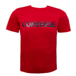 Converse Childrens Unisex Gloss Kids Red T-Shirt - Size 5-6Y