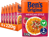 Ben's Original Mexican Style Rice - 220g - Pack of 6 Bbe Nov 2025