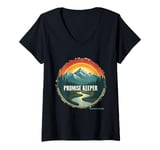 Womens Vintage Promise Keeper Miracle Worker Christian V-Neck T-Shirt