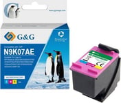 G&Amp G G&Amp G Kompatibelt Bläck/Färg Med N9k07ae, Hp 304Xl, Cmy, 18Ml, Ml Nh-Rc304xlcmy, För Hp Deskjet 3720, 3730, 3732, 3752, 3758, 3755,