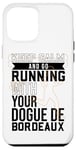 Coque pour iPhone 15 Pro Max Jogger avec dogue de Bordeaux