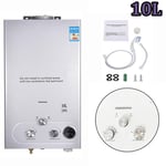 10L Tankless Propane Gas Water Heater LPG Instant Boiler Outdoor Camping Shower