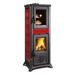 Nordica 711172 Poêle À Bois 7,2kW GEMMA FOUR 5st Élégance Bordeaux 4 Étoiles