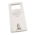 Rocket Design Bottle Opener With Personalised message in Velvet pouch