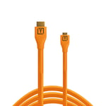 TetherPro HDMI Kabel 4K Micro till HDMI 2.0 4.6m | Orange