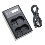 Chargeur USB double pour Nikon EN-EL15A EN-EL15 8,4V