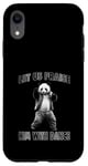 Coque pour iPhone XR Laissez-nous le féliciter avec Dance Panda Fun