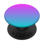 PopSockets Bright Purple Blue Gradient Aesthetic Ombre Design Purple PopSockets PopGrip: Swappable Grip for Phones & Tablets
