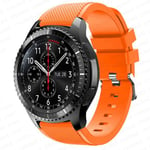 (Emma Orange)Ranneke Samsung Galaxy Watch 4 44mm 40mm 5 pro active 2 Gear s3 silikoni correa rannekoru Huawei kello GT/2/3 ranneke|