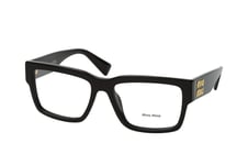 Miu Miu 0MU 02XV 1AB1O1, including lenses, SQUARE Glasses, FEMALE