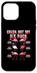 Coque pour iPhone 15 Plus Pink Flamingo Découvrez mon pack de six Funny Gym Bodybuilding