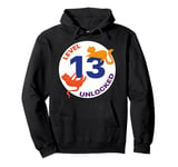 Children's Birthday 13 Years Level 13 Unlocked Hangover Pullover Hoodie