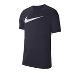 Nike PARK 20 T-shirt Enfant, Bleu foncé/blanc, S
