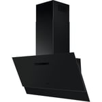 AEG 9000 Series 90cm Angled Cooker Hood with Hob2Hood - Matte Black